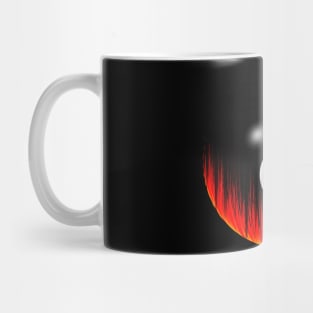 Flaming Eight-ball Mug